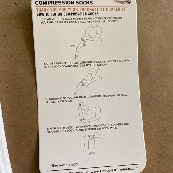 Compression Socks - S/M Copper Fit - Picture 5 of 5
